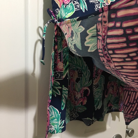 NEW Lilly Pulitzer Donna Romper in Peanut Gallery - Picture 3 of 7